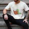 Bookworm Worm Reading Book Lover Read Books Librarian Men's Comfort Colors T-Shirt Ivory