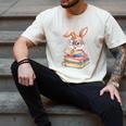 Bunny Rabbit Reading Books Rabbit Books Bunny Reader Men's Comfort Colors T-Shirt Ivory Bunny Rabbit Reading Books Rabbit Books Bunny Reader Men's Comfort Colors T-Shirt Ivory