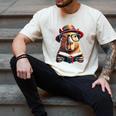 Capybara Bookworm Rodent Reading a Book Men's Comfort Colors T-Shirt Ivory