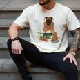 Capybara Glasses Reading Books Capybara Nerd Bookworm Men's Comfort Colors T-Shirt Ivory Capybara Glasses Reading Books Capybara Nerd Bookworm Men's Comfort Colors T-Shirt Ivory