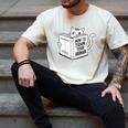 Cat Book Humor How To Train Your Human Men's Comfort Colors T-Shirt Ivory