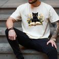Cat Shirts For Women Book Lover Shirt Cute Cat And Book Premium Tri-Blend Men's Comfort Colors T-Shirt Ivory Cat Shirts For Women Book Lover Shirt Cute Cat And Book Premium Tri-Blend Men's Comfort Colors T-Shirt Ivory