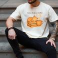 Cats Books And Coffee Heart Cozy Cat Lover Bookworm Readers Men's Comfort Colors T-Shirt Ivory Cats Books And Coffee Heart Cozy Cat Lover Bookworm Readers Men's Comfort Colors T-Shirt Ivory