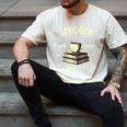 Christian Bookworm Love God Read Books Drink Tea Men's Comfort Colors T-Shirt Ivory
