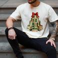 Christmas Book Tree Coquette Bow Xmas Reading Librarian Girl Men's Comfort Colors T-Shirt Ivory Christmas Book Tree Coquette Bow Xmas Reading Librarian Girl Men's Comfort Colors T-Shirt Ivory