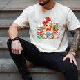 Christmas Gingerbread Man Reading Book Snowflake Teacher Men's Comfort Colors T-Shirt Ivory Christmas Gingerbread Man Reading Book Snowflake Teacher Men's Comfort Colors T-Shirt Ivory