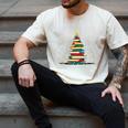 Christmas Tree Of Books Holiday Men's Comfort Colors T-Shirt Ivory