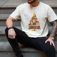 Christmas Tree Bookshelf Book Lover Library Men Women Kids Men's Comfort Colors T-Shirt Ivory Christmas Tree Bookshelf Book Lover Library Men Women Kids Men's Comfort Colors T-Shirt Ivory