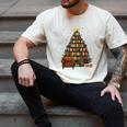 Christmas Tree Bookshelf Book Lover Library Men's Comfort Colors T-Shirt Ivory Christmas Tree Bookshelf Book Lover Library Men's Comfort Colors T-Shirt Ivory