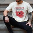 Clifford The Big Red Dog Clifford And Emily Book Cover Men's Comfort Colors T-Shirt Ivory