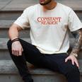 Constant Reader Fan Of Horror Suspense Books Bibliophile Men's Comfort Colors T-Shirt Ivory