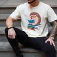 Cool Hedgehog Book Nerd Readers Men's Comfort Colors T-Shirt Ivory Cool Hedgehog Book Nerd Readers Men's Comfort Colors T-Shirt Ivory