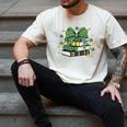 Coquette Bow Books St Patrick's Shamrock Bookworm Librarian Men's Comfort Colors T-Shirt Ivory