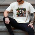 Cosy Sloth In Bookshelf With Plants Men's Comfort Colors T-Shirt Ivory Cosy Sloth In Bookshelf With Plants Men's Comfort Colors T-Shirt Ivory