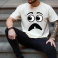 Creepy Face Carrot Halloween Book Character Costume Men's Comfort Colors T-Shirt Ivory