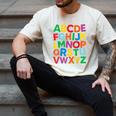 Cute ABCs Shirt Alphabet Colorful Letters Reading Books Kids Men's Comfort Colors T-Shirt Ivory