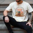 Cute Axolotl Reading Books Cozy Bookworm Men's Comfort Colors T-Shirt Ivory