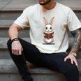 Cute Bookworm Bunny Reading For Kids And Teachers Men's Comfort Colors T-Shirt Ivory