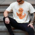 Cute Bookworm Worm Reading Book Glasses Nerdy Men's Comfort Colors T-Shirt Ivory Cute Bookworm Worm Reading Book Glasses Nerdy Men's Comfort Colors T-Shirt Ivory