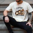 Cute Coffee Cats Books Lover Idea Women Men Kids Men's Comfort Colors T-Shirt Ivory