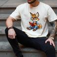 Cute Coyote With Book I Kids Coyote Men's Comfort Colors T-Shirt Ivory Cute Coyote With Book I Kids Coyote Men's Comfort Colors T-Shirt Ivory