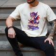 Cute Dragon Read Books Be Kind Stay Weird Book Lover Men's Comfort Colors T-Shirt Ivory Cute Dragon Read Books Be Kind Stay Weird Book Lover Men's Comfort Colors T-Shirt Ivory
