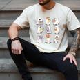 Cute Ghost Reading Books Teacher Halloween Reading Men Women Kids Men's Comfort Colors T-Shirt Ivory