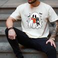 Cute Halloween Ghost Reading Book Men's Comfort Colors T-Shirt Ivory