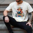 Cute Highland Cow Reading Book Baby Cow Bookworm Men's Comfort Colors T-Shirt Ivory