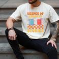 Cute Librarian Library Book Lover Keeper Of Endless Stories Men's Comfort Colors T-Shirt Ivory