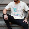 Cute Mermaid Librarian Teacher Dive Into A Good Book Reading Men's Comfort Colors T-Shirt Ivory