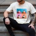 Cute Penguin Reading Book School Librarian Teacher Student Men's Comfort Colors T-Shirt Ivory