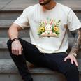 Cute Rabbit And Book Women Girls Reading Book Rabbit Lover Men's Comfort Colors T-Shirt Ivory