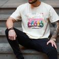 Cute Reading With My Gnomies Gnome Book Bookworm Lover Men's Comfort Colors T-Shirt Ivory