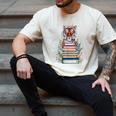 Cute Tiger With Book Floral Bookworm Librarian Book Lover Men's Comfort Colors T-Shirt Ivory Cute Tiger With Book Floral Bookworm Librarian Book Lover Men's Comfort Colors T-Shirt Ivory