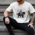 Defend Your Local Library Knight Cat Rider Book Lover Men's Comfort Colors T-Shirt Ivory