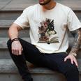 Dog Book Flower Men's Comfort Colors T-Shirt Ivory