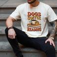 Dogs Coffee Reading Book Lover Men's Comfort Colors T-Shirt Ivory Dogs Coffee Reading Book Lover Men's Comfort Colors T-Shirt Ivory