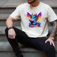 Dragon Reading a Book Bookworm Book Men's Comfort Colors T-Shirt Ivory