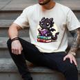 Dragon Reading A Book Cute Bookworm Book Lover Men's Comfort Colors T-Shirt Ivory