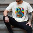 Dragon Reading Colorful Fantasy Book Lover Men's Comfort Colors T-Shirt Ivory Dragon Reading Colorful Fantasy Book Lover Men's Comfort Colors T-Shirt Ivory