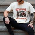 Dragon In A World Full Of Bookworms Be A Book Dragon Men's Comfort Colors T-Shirt Ivory