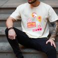 Dungeon Crawler Carl Colorful Sticker Collage LitRPG Book Men's Comfort Colors T-Shirt Ivory Dungeon Crawler Carl Colorful Sticker Collage LitRPG Book Men's Comfort Colors T-Shirt Ivory