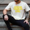 Dungeon Crawler Carl Yellow Text Logo LitRPG Series Book Men's Comfort Colors T-Shirt Ivory Dungeon Crawler Carl Yellow Text Logo LitRPG Series Book Men's Comfort Colors T-Shirt Ivory