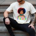 Education Is Freedom History Girl Women Book Lover Men's Comfort Colors T-Shirt Ivory