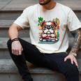 English Bulldog Reading a Book Dog Men's Comfort Colors T-Shirt Ivory English Bulldog Reading a Book Dog Men's Comfort Colors T-Shirt Ivory
