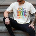 Equal Rights Book Flower Equality Peace Love Kindness Book Men's Comfort Colors T-Shirt Ivory