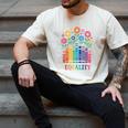 Equality Love Peace Compassion Books Protest Women Girls Kid Men's Comfort Colors T-Shirt Ivory