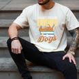 Everything I Need Is Books & Dogs Reader Book Read Reading Men's Comfort Colors T-Shirt Ivory