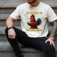 F-CAW-F I'm Reading Chicken Book Lover Introvert Meme Men's Comfort Colors T-Shirt Ivory
